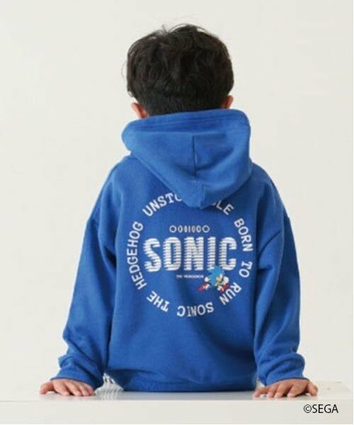 and D.petitmain / アンドディー. プティマイン パーカー | 【親子リンク】Kidsソニックスウェットフーディー（ブルー）