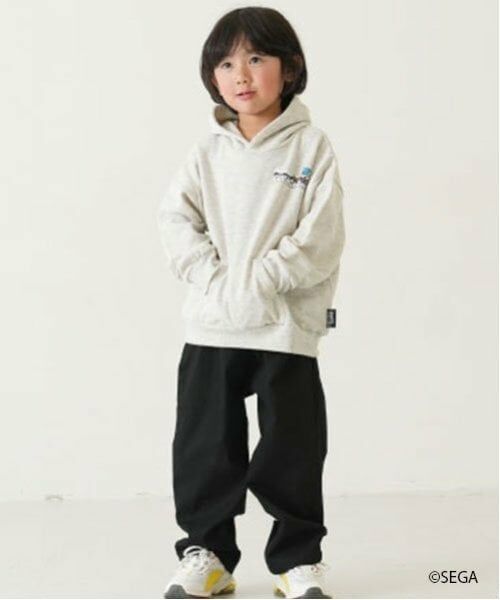 and D.petitmain / アンドディー. プティマイン パーカー | 【親子リンク】Kidsソニックスウェットフーディー（シロ杢）