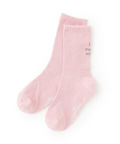 and D.petitmain / アンドディー. プティマイン ソックス | バッグロゴクリアカラーソックス