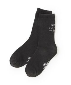 and D.petitmain / アンドディー. プティマイン ソックス | バッグロゴクリアカラーソックス