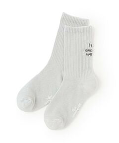 and D.petitmain / アンドディー. プティマイン ソックス | バッグロゴクリアカラーソックス