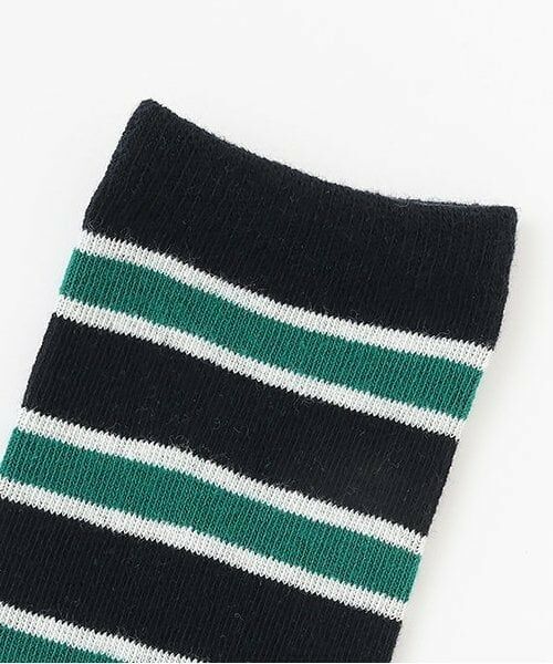 and D.petitmain / アンドディー. プティマイン ソックス | マルチボーダーソックス | 詳細1