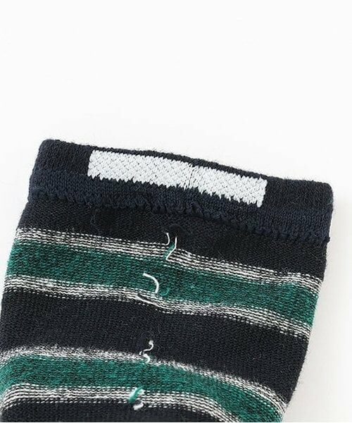and D.petitmain / アンドディー. プティマイン ソックス | マルチボーダーソックス | 詳細2