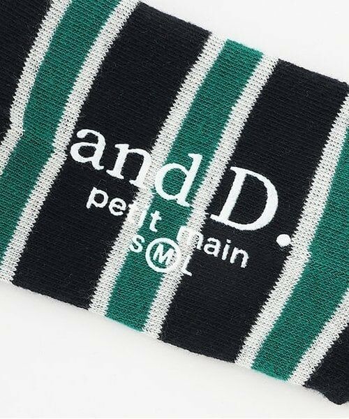 and D.petitmain / アンドディー. プティマイン ソックス | マルチボーダーソックス | 詳細4