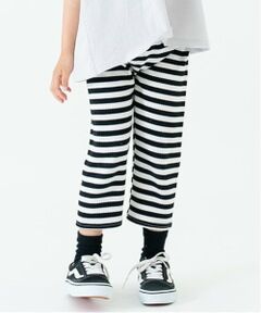 and D.petitmain / アンドディー. プティマイン レギンス・スパッツ | 【365D.】防汚ボーダーリブ7分レギンス