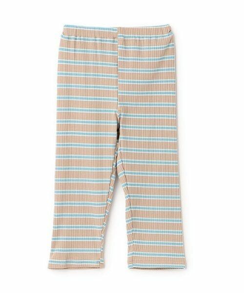 and D.petitmain / アンドディー. プティマイン レギンス・スパッツ | 【365D.】防汚ボーダーリブ7分レギンス | 詳細12