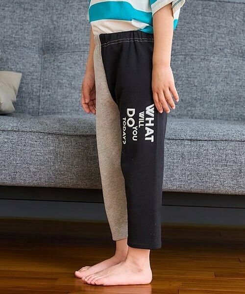 and D.petitmain / アンドディー. プティマイン レギンス・スパッツ | 【365D.】防汚フライス柄7分レギンス | 詳細1