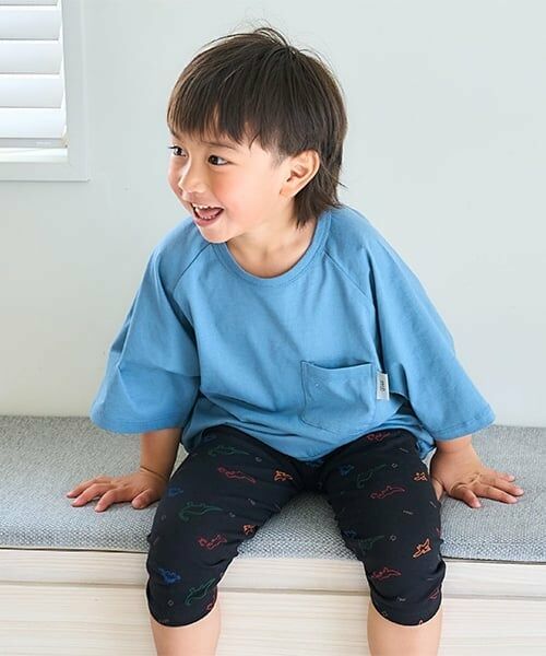 and D.petitmain / アンドディー. プティマイン レギンス・スパッツ | 【365D.】防汚フライス柄7分レギンス | 詳細10