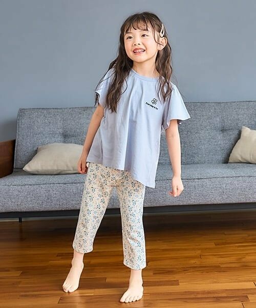 and D.petitmain / アンドディー. プティマイン レギンス・スパッツ | 【365D.】防汚フライス柄7分レギンス | 詳細13