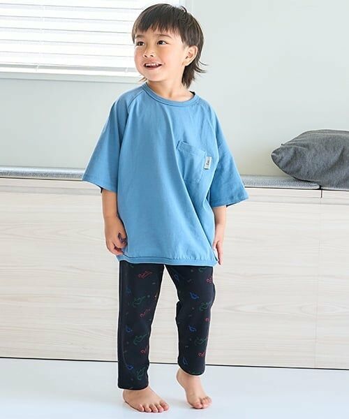 and D.petitmain / アンドディー. プティマイン レギンス・スパッツ | 【365D.】防汚フライス柄7分レギンス | 詳細9