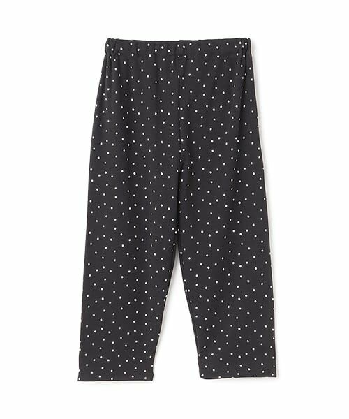 and D.petitmain / アンドディー. プティマイン レギンス・スパッツ | 【365D.】防汚フライス柄7分レギンス(ドット)