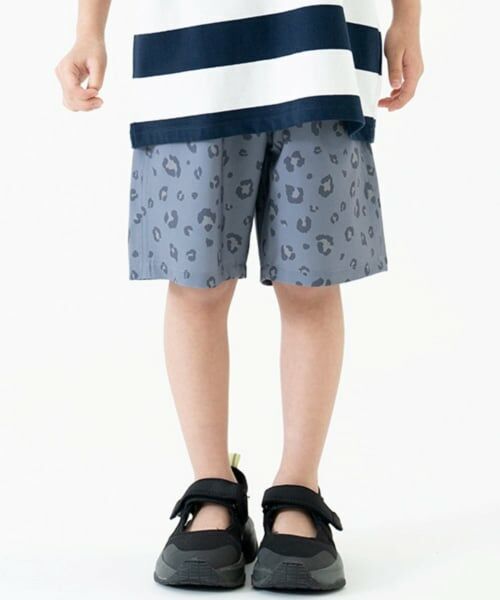 and D.petitmain / アンドディー. プティマイン ショート・ハーフ・半端丈パンツ | 【水陸両用】柄ショートパンツ（チャコール）