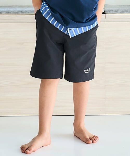 and D.petitmain / アンドディー. プティマイン ショート・ハーフ・半端丈パンツ | 【水陸両用】ショートパンツ（黒）