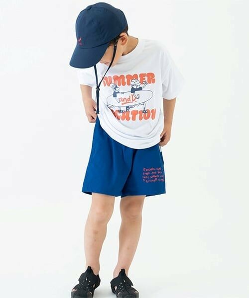 and D.petitmain / アンドディー. プティマイン ショート・ハーフ・半端丈パンツ | 【水陸両用】ワンポイントロゴショートパンツ | 詳細10