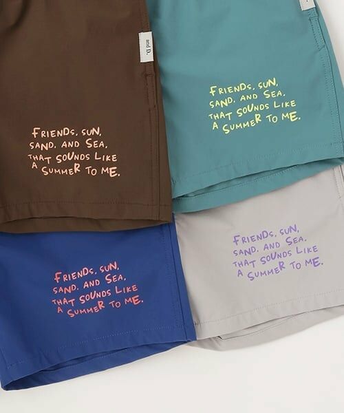 and D.petitmain / アンドディー. プティマイン ショート・ハーフ・半端丈パンツ | 【水陸両用】ワンポイントロゴショートパンツ | 詳細16