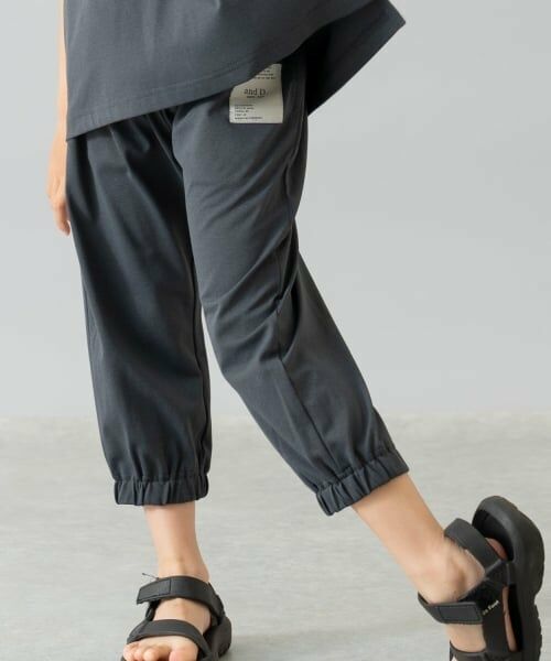 and D.petitmain / アンドディー. プティマイン その他パンツ | 【水陸両用】カットクロップドパンツ（チャコール）