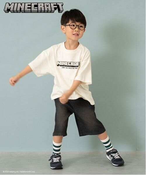 and D.petitmain / アンドディー. プティマイン Tシャツ | 【マインクラフト】KIDSアイコンTEE | 詳細1