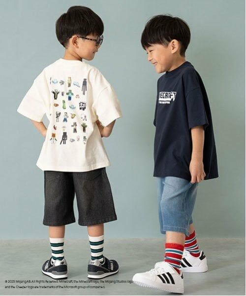 and D.petitmain / アンドディー. プティマイン Tシャツ | 【マインクラフト】KIDSアイコンTEE | 詳細10