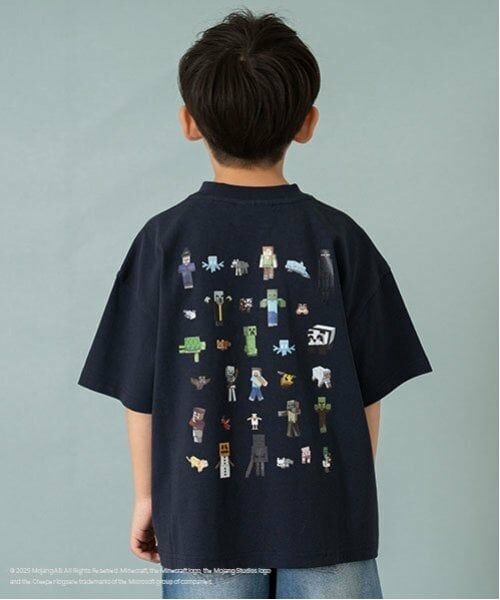 and D.petitmain / アンドディー. プティマイン Tシャツ | 【マインクラフト】KIDSアイコンTEE | 詳細3