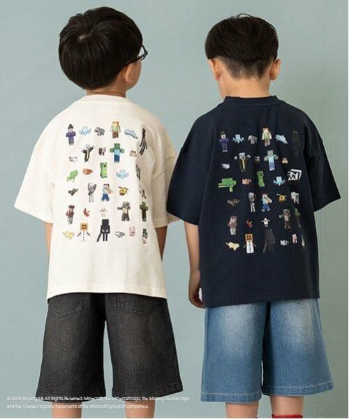 and D.petitmain / アンドディー. プティマイン Tシャツ | 【マインクラフト】KIDSアイコンTEE | 詳細9