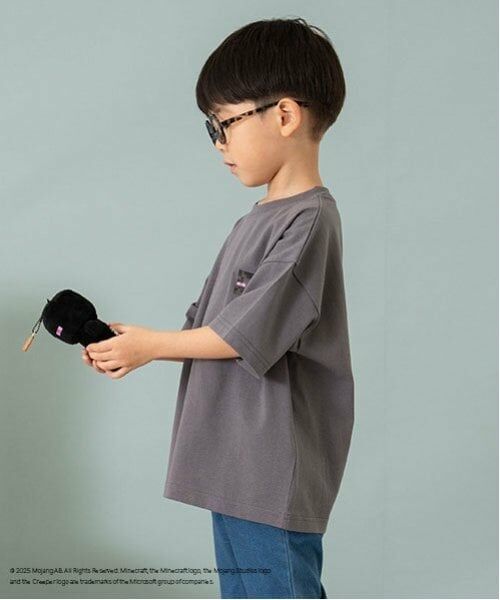 and D.petitmain / アンドディー. プティマイン Tシャツ | 【マインクラフト】【親子リンク】KIDSキャラクターTEE | 詳細2