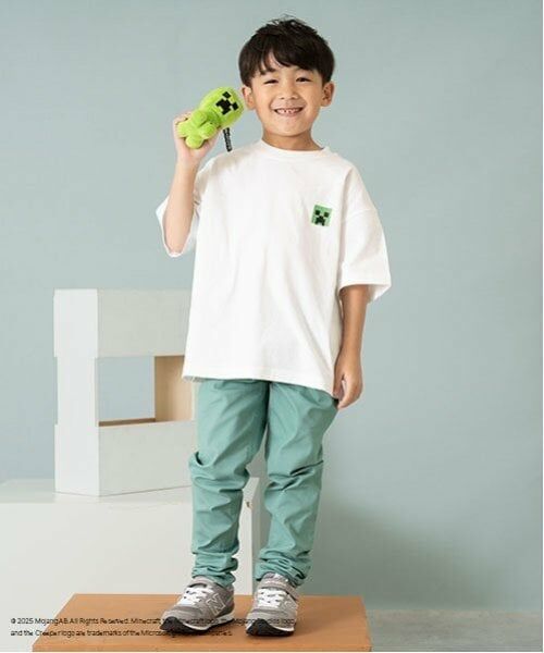 and D.petitmain / アンドディー. プティマイン Tシャツ | 【マインクラフト】【親子リンク】KIDSキャラクターTEE | 詳細4