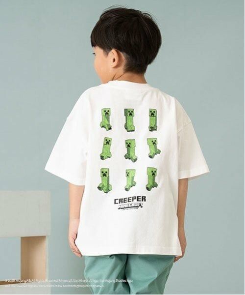 and D.petitmain / アンドディー. プティマイン Tシャツ | 【マインクラフト】【親子リンク】KIDSキャラクターTEE | 詳細5