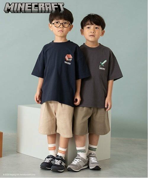 and D.petitmain / アンドディー. プティマイン Tシャツ | 【マインクラフト】【親子リンク】KIDS武器TEE | 詳細1