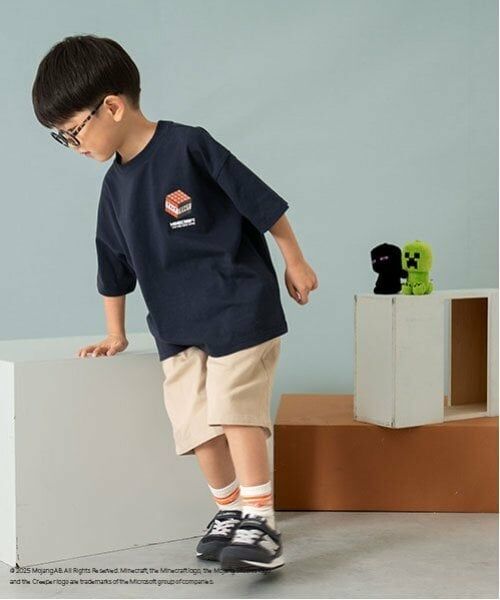 and D.petitmain / アンドディー. プティマイン Tシャツ | 【マインクラフト】【親子リンク】KIDS武器TEE | 詳細2