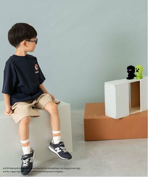 and D.petitmain / アンドディー. プティマイン Tシャツ | 【マインクラフト】【親子リンク】KIDS武器TEE | 詳細3