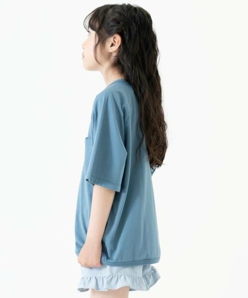 and D.petitmain / アンドディー. プティマイン Tシャツ | 【綿100%】【365D.】無地ポケットビッグ半T | 詳細1