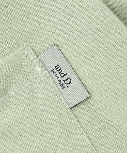 and D.petitmain / アンドディー. プティマイン Tシャツ | 【綿100%】【365D.】無地ポケットビッグ半T | 詳細17