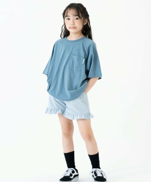 and D.petitmain / アンドディー. プティマイン Tシャツ | 【綿100%】【365D.】無地ポケットビッグ半T | 詳細2