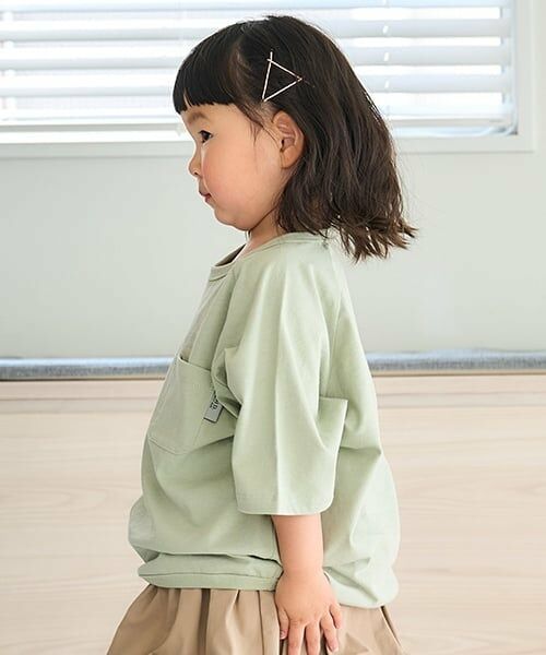 and D.petitmain / アンドディー. プティマイン Tシャツ | 【綿100%】【365D.】無地ポケットビッグ半T | 詳細7