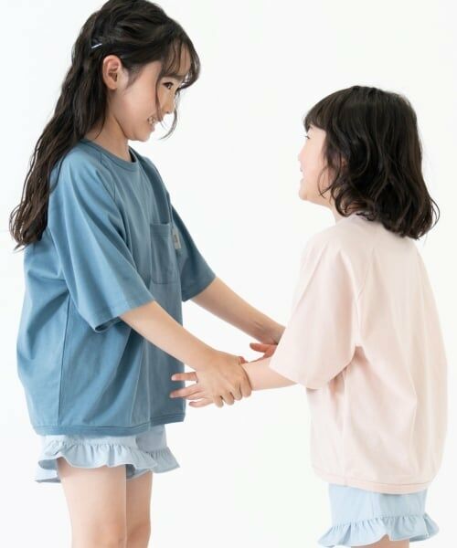 and D.petitmain / アンドディー. プティマイン Tシャツ | 【綿100%】【365D.】無地ポケットビッグ半T | 詳細8