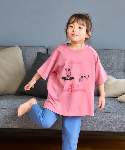 and D.petitmain / アンドディー. プティマイン Tシャツ | ［大人気につき再入荷！］【綿100%】【365D.】OFUZAKEグラフィックワイド半T | 詳細10