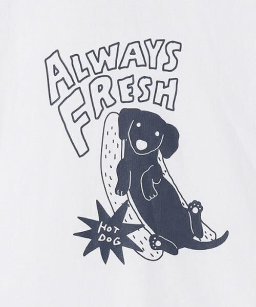 and D.petitmain / アンドディー. プティマイン Tシャツ | ［大人気につき再入荷！］【綿100%】【365D.】OFUZAKEグラフィックワイド半T | 詳細13