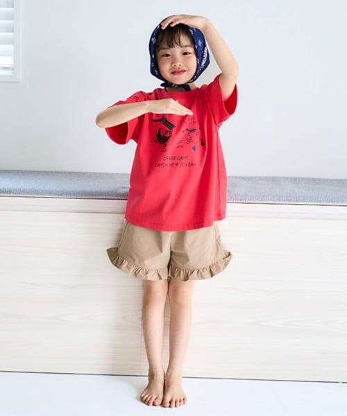 and D.petitmain / アンドディー. プティマイン Tシャツ | ［大人気につき再入荷！］【綿100%】【365D.】OFUZAKEグラフィックワイド半T | 詳細3