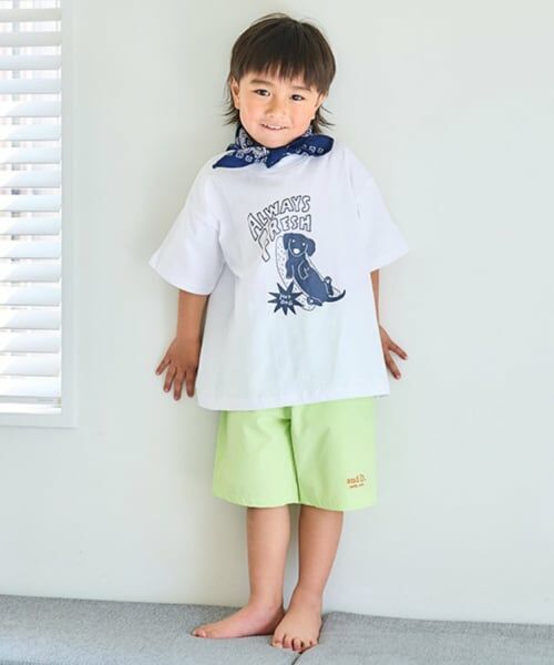 and D.petitmain / アンドディー. プティマイン Tシャツ | ［大人気につき再入荷！］【綿100%】【365D.】OFUZAKEグラフィックワイド半T | 詳細4