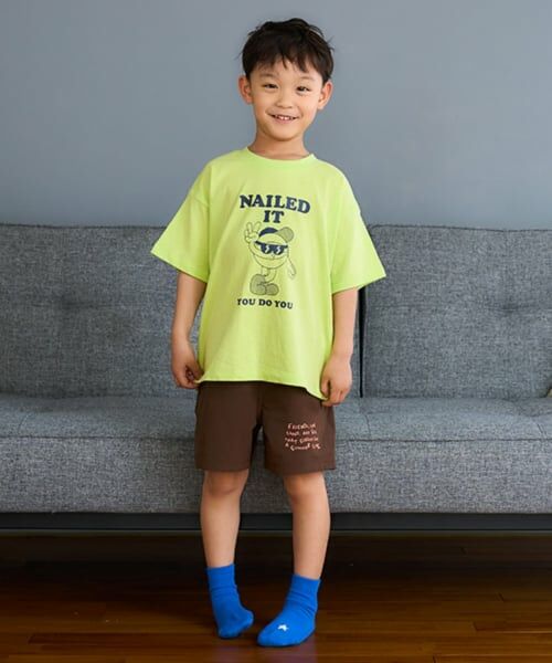 and D.petitmain / アンドディー. プティマイン Tシャツ | ［大人気につき再入荷！］【綿100%】【365D.】OFUZAKEグラフィックワイド半T | 詳細5