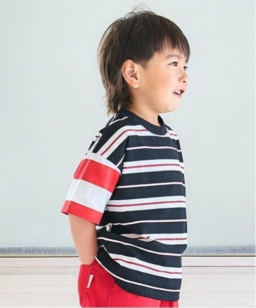 and D.petitmain / アンドディー. プティマイン Tシャツ | 【365D.】アソートボーダーワイド半T | 詳細2