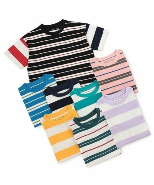 and D.petitmain / アンドディー. プティマイン Tシャツ | 【365D.】アソートボーダーワイド半T | 詳細23