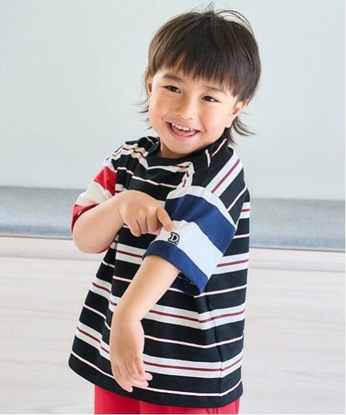 and D.petitmain / アンドディー. プティマイン Tシャツ | 【365D.】アソートボーダーワイド半T | 詳細4