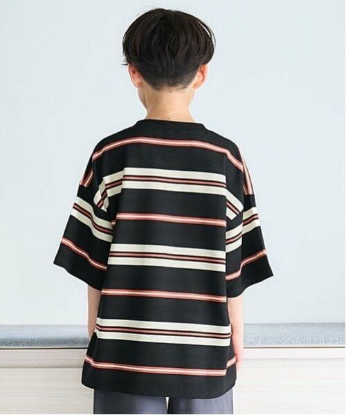 and D.petitmain / アンドディー. プティマイン Tシャツ | リップルボーダービッグ半T | 詳細2