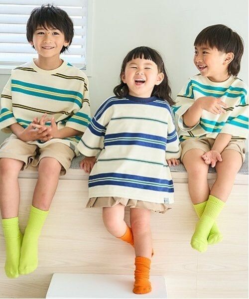 and D.petitmain / アンドディー. プティマイン Tシャツ | リップルボーダービッグ半T | 詳細7