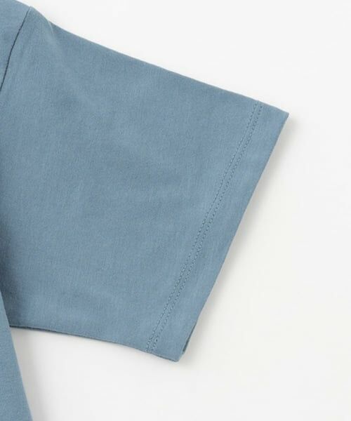 and D.petitmain / アンドディー. プティマイン Tシャツ | 【綿100%】恐竜ステッチ刺しゅうワイド半T | 詳細11