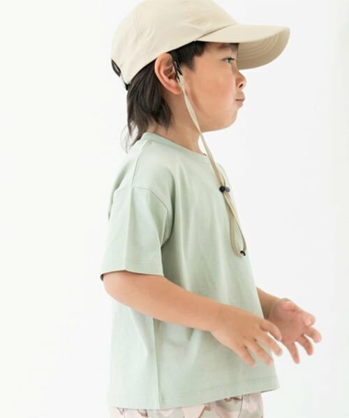 and D.petitmain / アンドディー. プティマイン Tシャツ | 【綿100%】恐竜ステッチ刺しゅうワイド半T | 詳細4