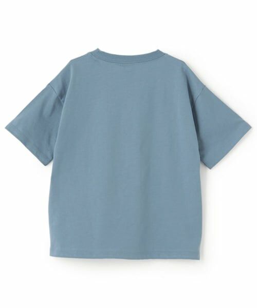 and D.petitmain / アンドディー. プティマイン Tシャツ | 【綿100%】恐竜ステッチ刺しゅうワイド半T | 詳細7