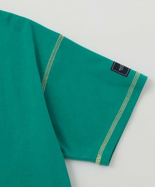 and D.petitmain / アンドディー. プティマイン Tシャツ | 【綿100%】配色ステッチビッグ半T | 詳細14