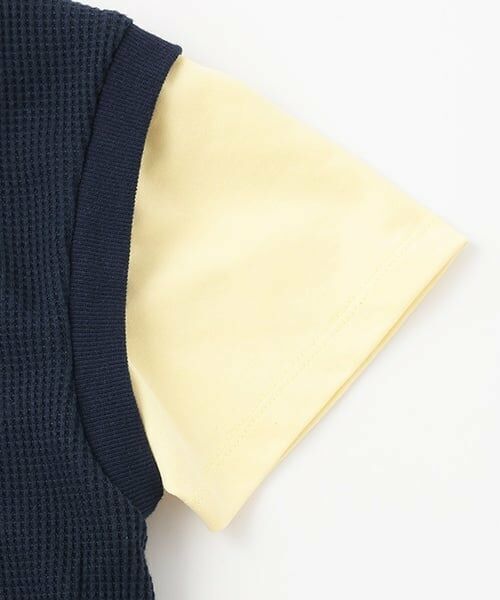 and D.petitmain / アンドディー. プティマイン パーカー | ベストレイヤード半袖パーカー | 詳細11